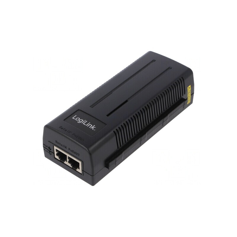 Alimentator PoE Gigabit 30W Negru | Electronic-mag.ro | Componente Electronice