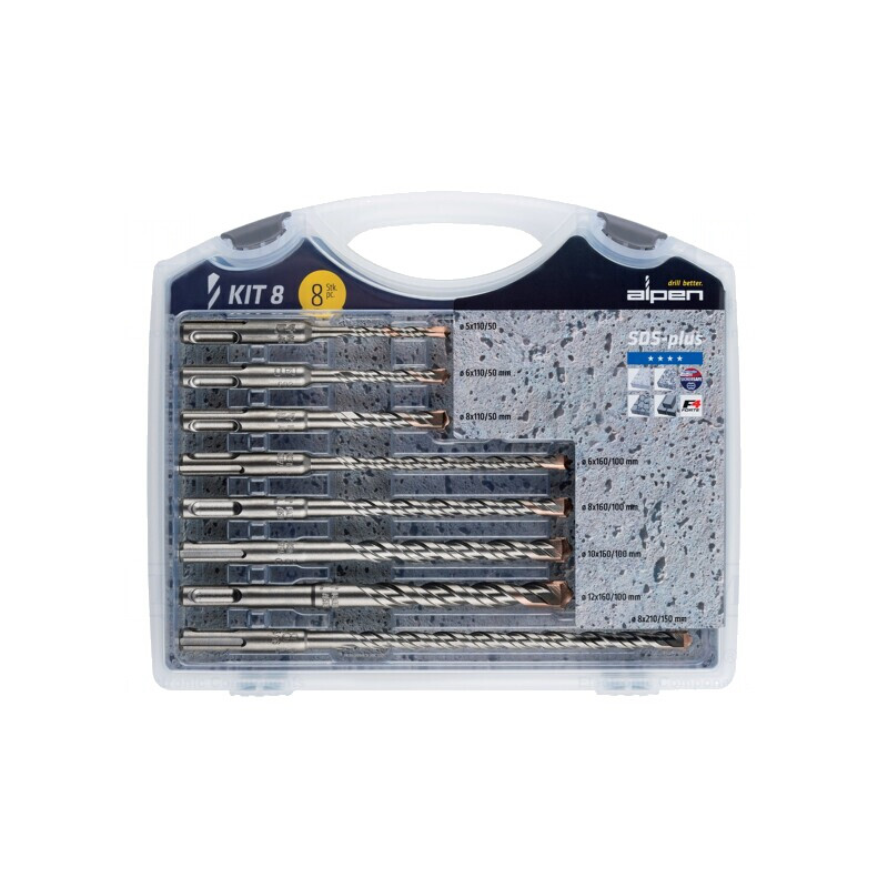 Set burghie beton și oțel cu cutie plastic F4 FORTE | Electronic-mag.ro | Componente Electronice Set burghie beton și oțel cu cutie plastic F4 FORTE | Electronic-mag.ro | Componente Electronice