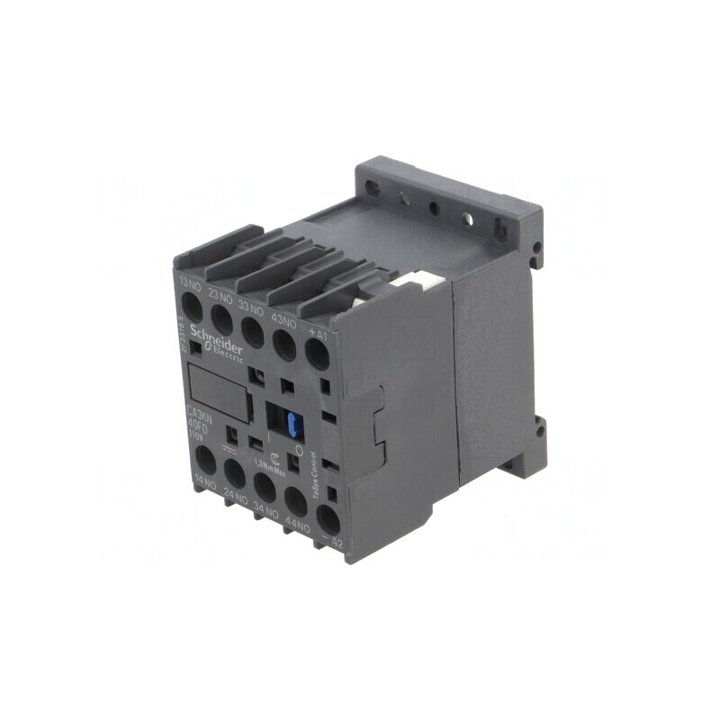 Contactor 4-polar NO 110VDC 10A pentru șină DIN | Electronic-mag.ro | Componente Electronice