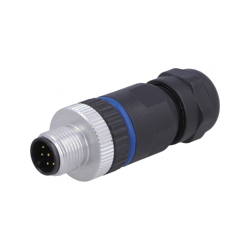 Mufă M12 8 PIN tată DeviceNet/CANopen IP67 pe cablu | Electronic-mag.ro | Componente Electronice