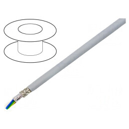 Cablu EcoCable Mini 10x24AWG MPPE Gri 305m 300V | Electronic-mag.ro | Componente Electronice
