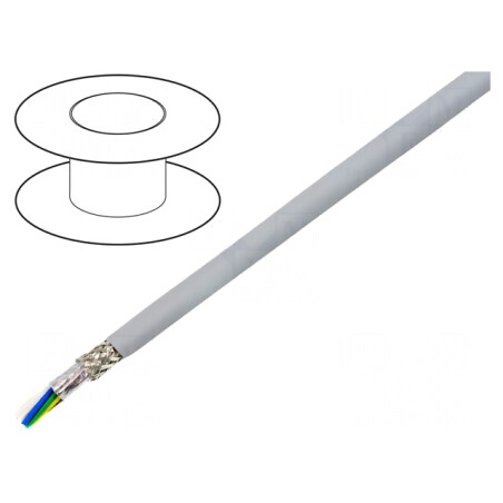 Cablu EcoCable Mini 10x24AWG MPPE Gri 305m 300V | Electronic-mag.ro | Componente Electronice