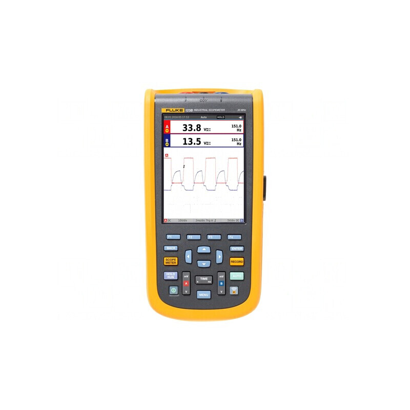 Osciloscop Portabil FLUKE 123B 20MHz LCD TFT 5.7" 2 Canale | Electronic-mag.ro | Componente Electronice