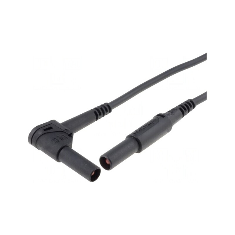 Cablu de măsurare 32A 1kV 1m negru PVC | Electronic-mag.ro | Componente Electronice