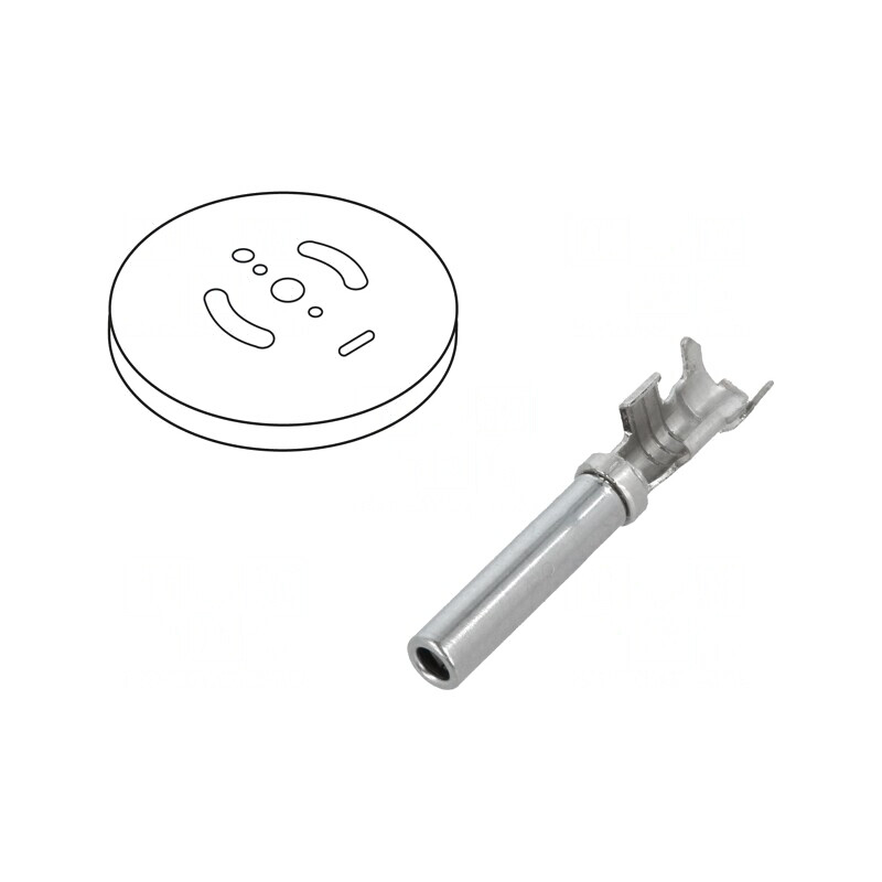Pin mamă 16 nichelat 0,75-2mm2 crimpat rolă | Electronic-mag.ro | Componente Electronice