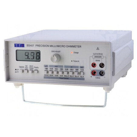 Miliohmetru LCD 3,5 Cifre cu Clip și Ștecher EU | Electronic-mag.ro | Componente Electronice