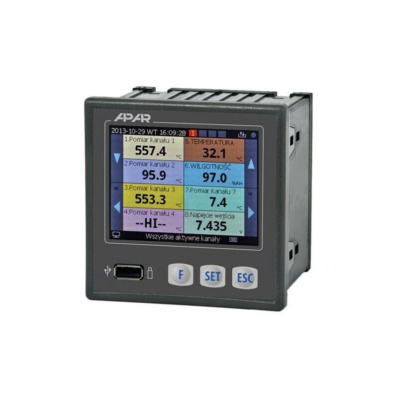 Înregistrator 20-50VAC 22-72VDC 8 Intrări IP30 0-50°C | Electronic-mag.ro | Componente Electronice