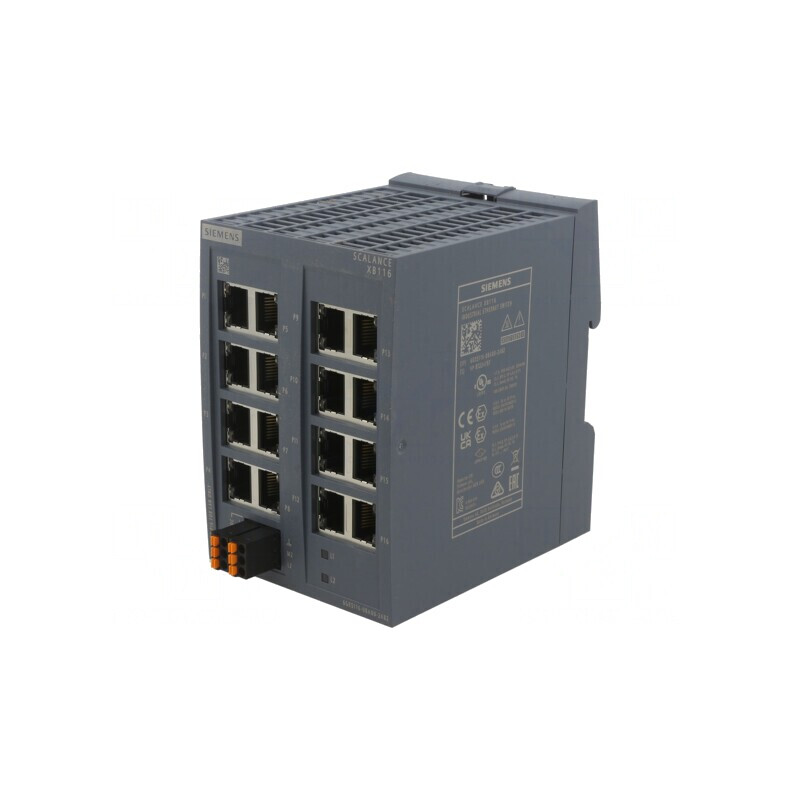 Switch Ethernet Neadministrabil 16 Porturi RJ45 24VDC | Electronic-mag.ro | Componente Electronice