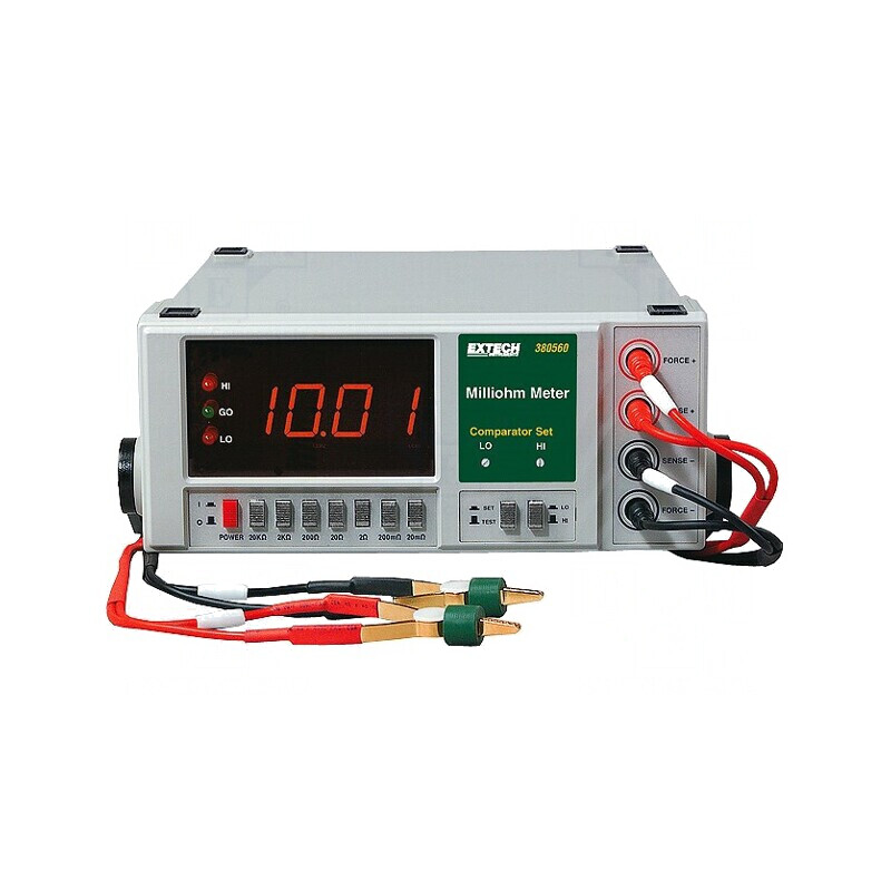 Miliohmetru LED 3.5 Cifre, 5V, Ştecher EU | Electronic-mag.ro | Componente Electronice