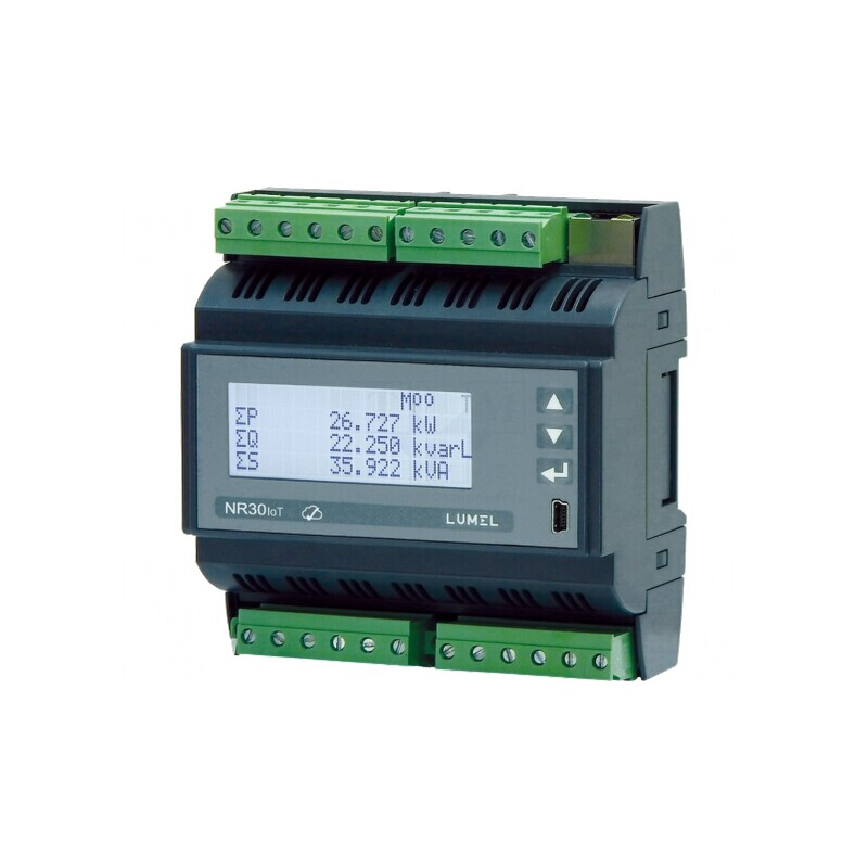 Aparat de măsură parametri reţea LCD MQTT pentru şină DIN | Electronic-mag.ro | Componente Electronice