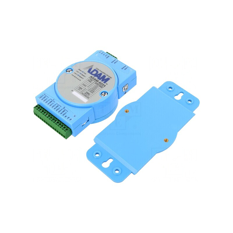 Modul I/O Analogic 2 Porturi 10-30VDC RJ45 x2 ADAM-6224-B | Electronic-mag.ro | Componente Electronice