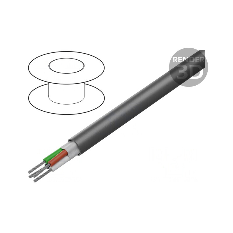 Cablu Xtra Guard 1 4x18AWG neecranat 30,5m 300V | Electronic-mag.ro | Componente Electronice