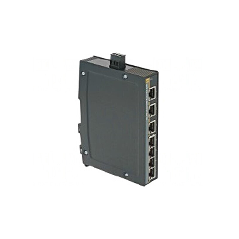 Switch Ethernet Neadministrabil 7 Porturi RJ45 9-60VDC | Electronic-mag.ro | Componente Electronice