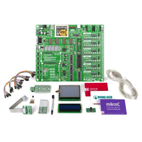 Kit Dezvoltare Microchip PIC DSPIC PIC24 MIKROLAB | Electronic-mag.ro | Componente Electronice