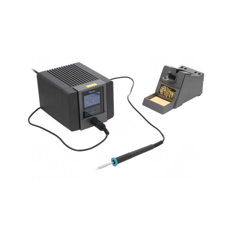 Stație de lipit 120W 200-420°C ESD LCD QUICK TS1200 | Electronic-mag.ro | Componente Electronice