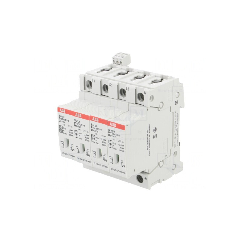 Limitator de Supratensiuni Tip 1 2 Poli 80kA | Electronic-mag.ro | Componente Electronice