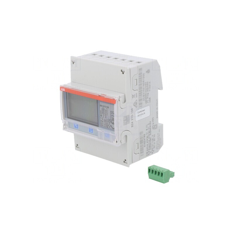 Contor Digital LCD 3-Fazat pentru Șină DIN | Electronic-mag.ro | Componente Electronice