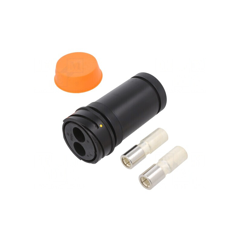 Conector Circular Mufă Mamă 2 PIN Buccaneer 9000 pe Cablu | Electronic-mag.ro | Componente Electronice