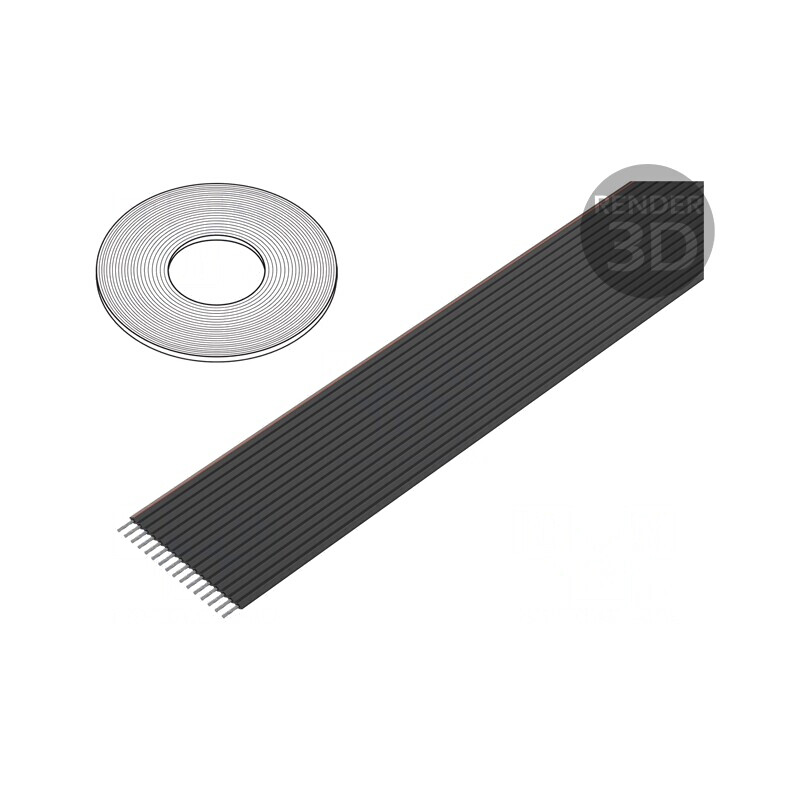 Cablu Bandă PVC 16x28AWG 100FT | Electronic-mag.ro | Componente Electronice