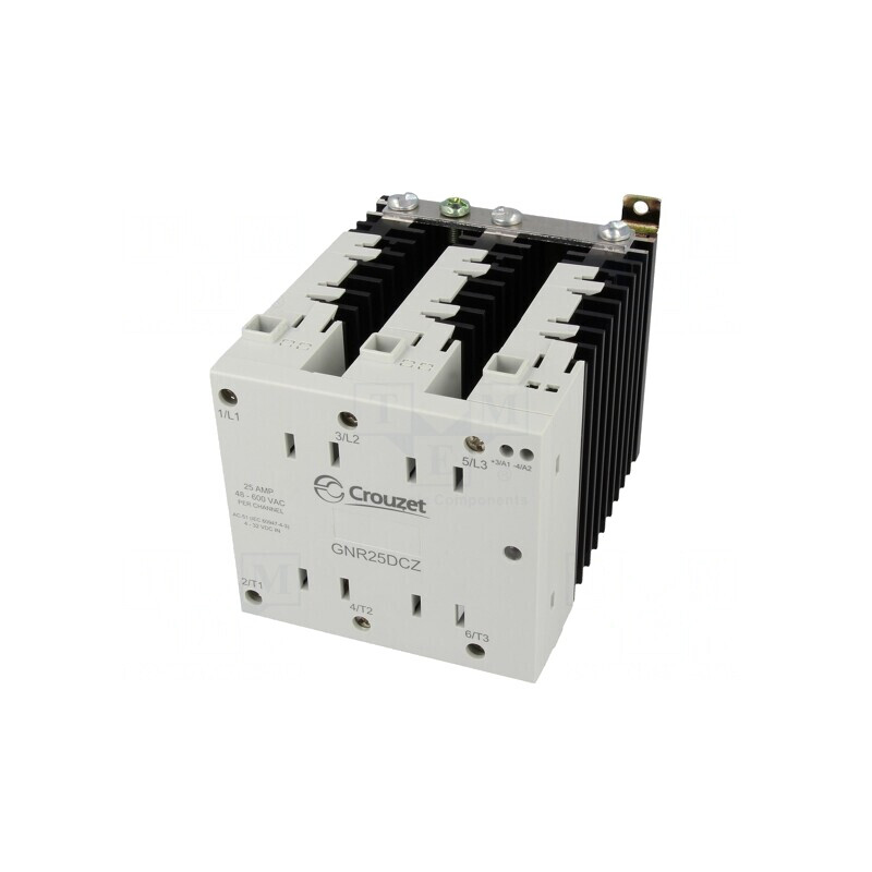 Releu semiconductor 25A 3-fazat 48-600VAC | Electronic-mag.ro | Componente Electronice