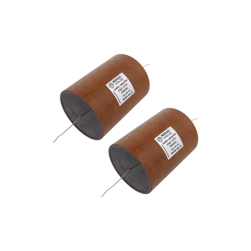 Condensator Aluminiu-Polipropilenă-Hârtie 15uF 250VDC ±5% | Electronic-mag.ro | Componente Electronice