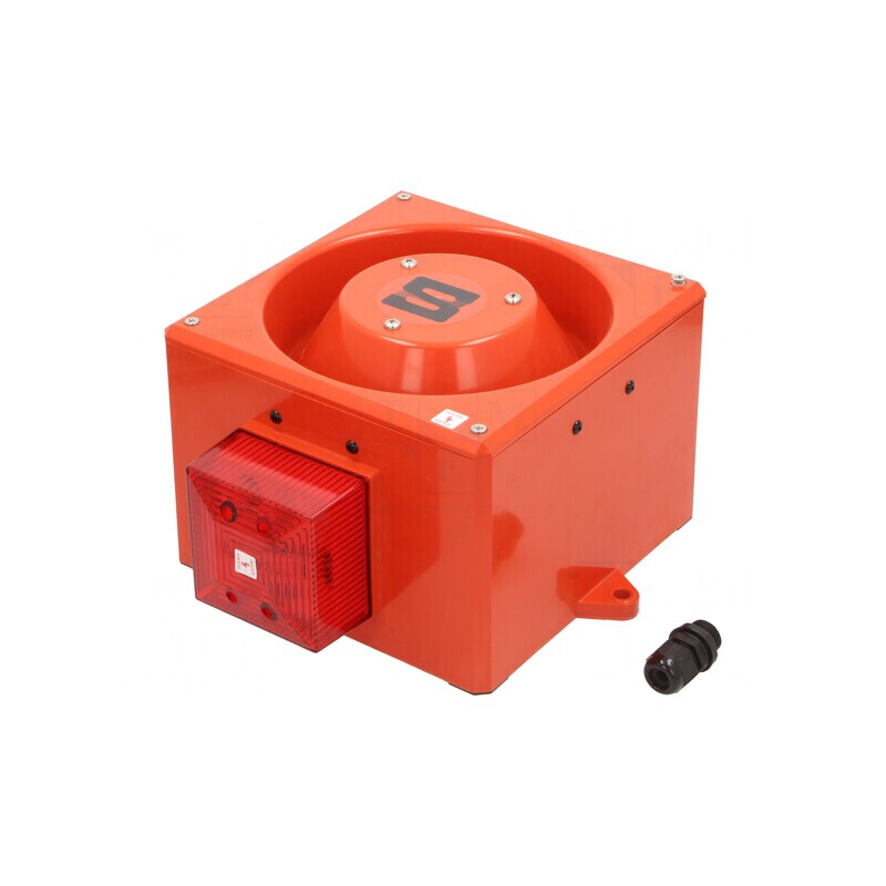Semnalizator luminos și acustic 230VAC cu sirenă și lumină flash | Electronic-mag.ro | Componente Electronice Semnalizator luminos și acustic 230VAC cu sirenă și lumină flash | Electronic-mag.ro | Componente Electronice