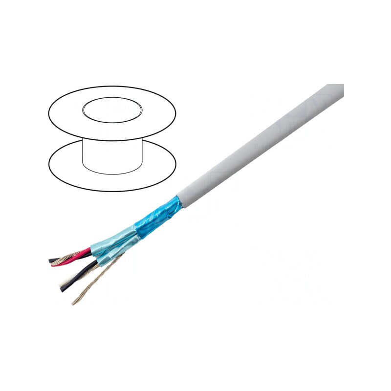 Cablu EcoCable Mini MPPE Gri 30,5m 300V | Electronic-mag.ro | Componente Electronice
