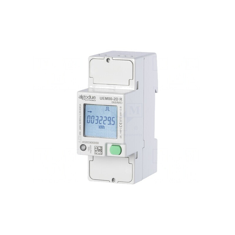Contor Digital Montare Șină DIN 1-Fază LCD | Electronic-mag.ro | Componente Electronice