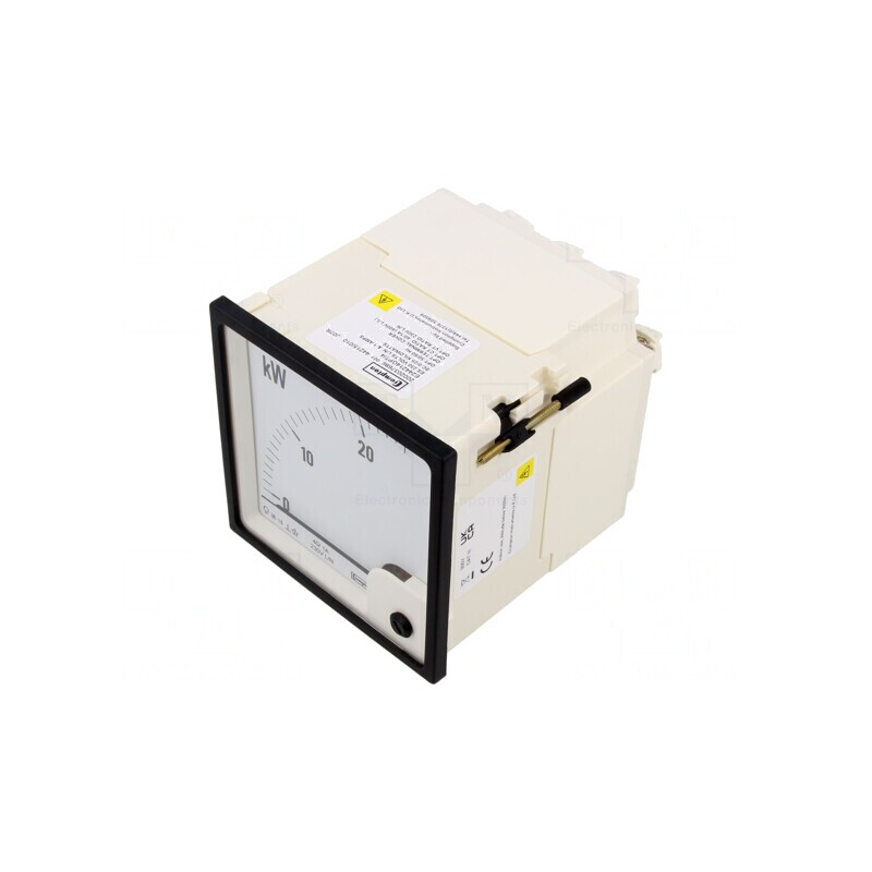 Aparat de Măsură a Puterii Analog pentru Panou 400V/230V 0-25KW | Electronic-mag.ro | Componente Electronice