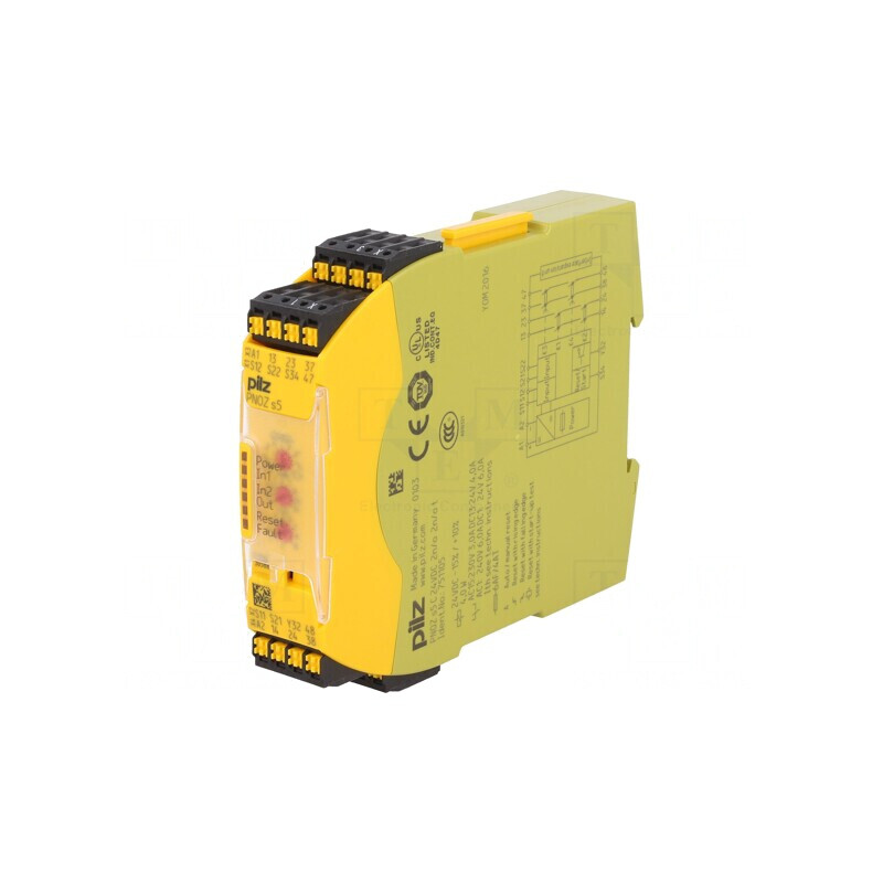 Releu de Siguranță 24VDC PNOZ s5 | Electronic-mag.ro | Componente Electronice