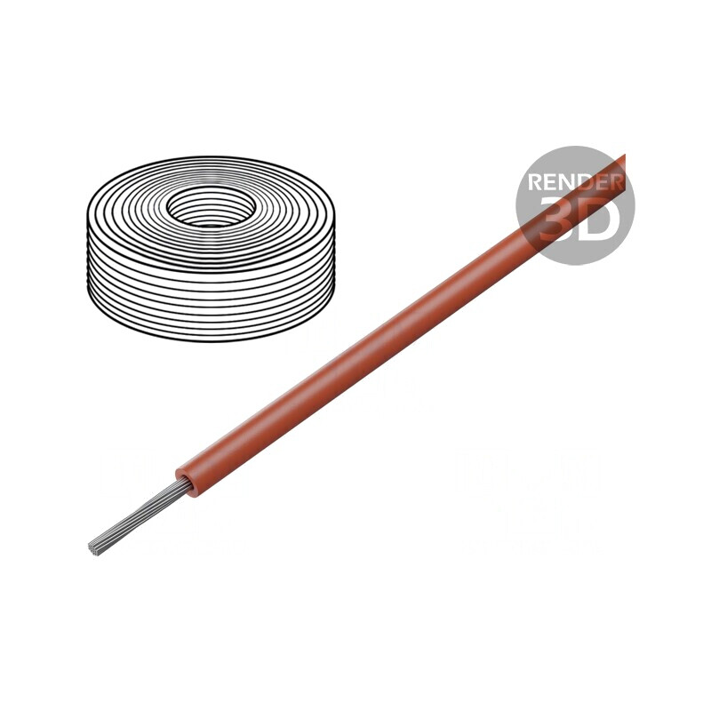 Cablu Litat Silicon Roșu 105°C 600V 30m 8AWG | Electronic-mag.ro | Componente Electronice