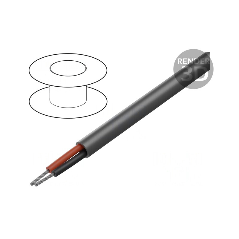 Cablu Xtra Guard 1 2x18AWG 300V 30,5m | Electronic-mag.ro | Componente Electronice
