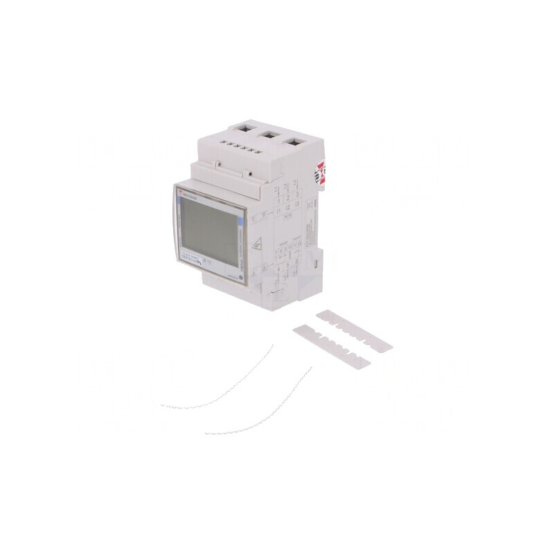 Contor Digital 3-Fazat pentru Șină DIN cu Ecran LCD | Electronic-mag.ro | Componente Electronice
