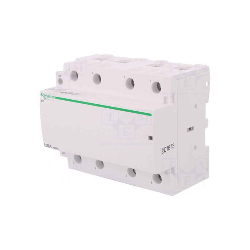 Contactor 4P 100A 230-240VAC NO IP20 | Electronic-mag.ro | Componente Electronice
