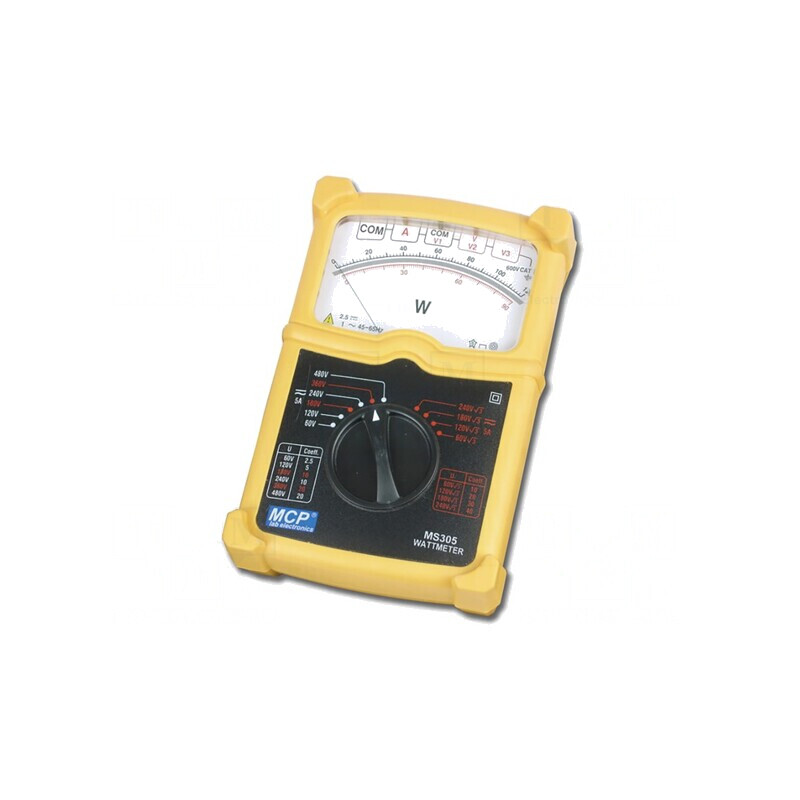 Aparat de Măsură Putere 1-3 Fazat Analog 15-500Hz | Electronic-mag.ro | Componente Electronice