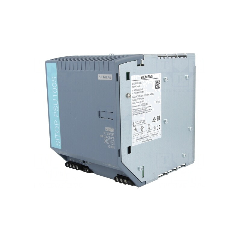 Alimentator Pulsatoriu DIN 480W 24V 20A IP20 | Electronic-mag.ro | Componente Electronice