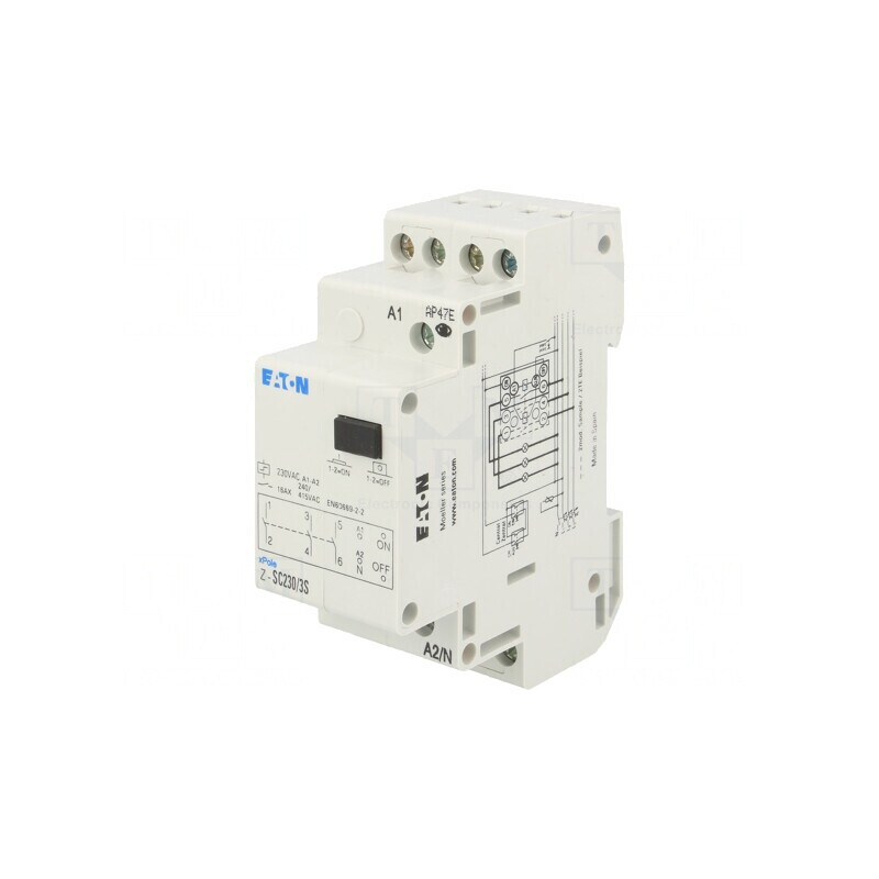Releu Bistabil de Impulsuri 16A IP20 NO x3 | Electronic-mag.ro | Componente Electronice