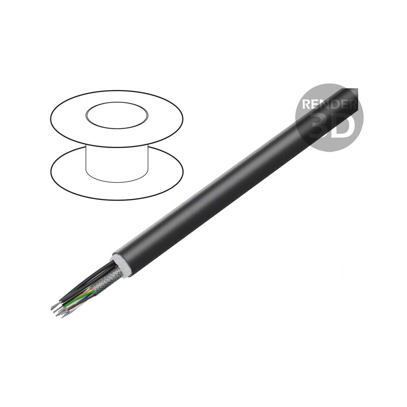 Cablu Ethernet Industrial Negru 150VAC 09456000332 | Electronic-mag.ro | Componente Electronice