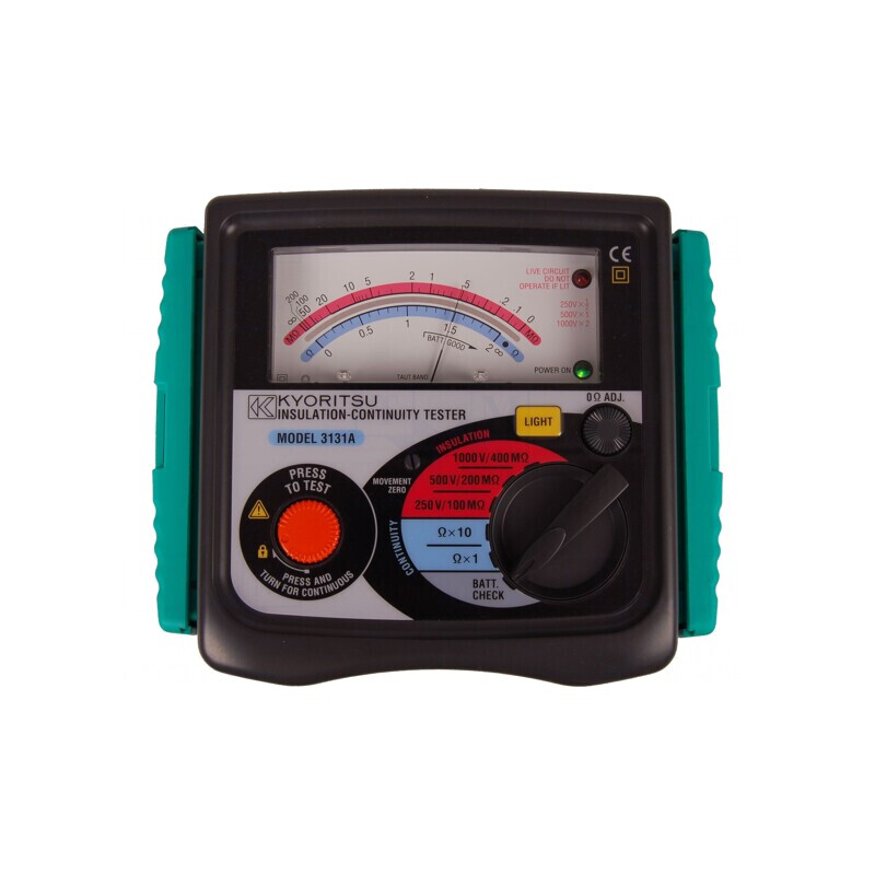 Aparat măsurare rezistență izolație analog KEW3131A 250V/500V/1kV | Electronic-mag.ro | Componente Electronice