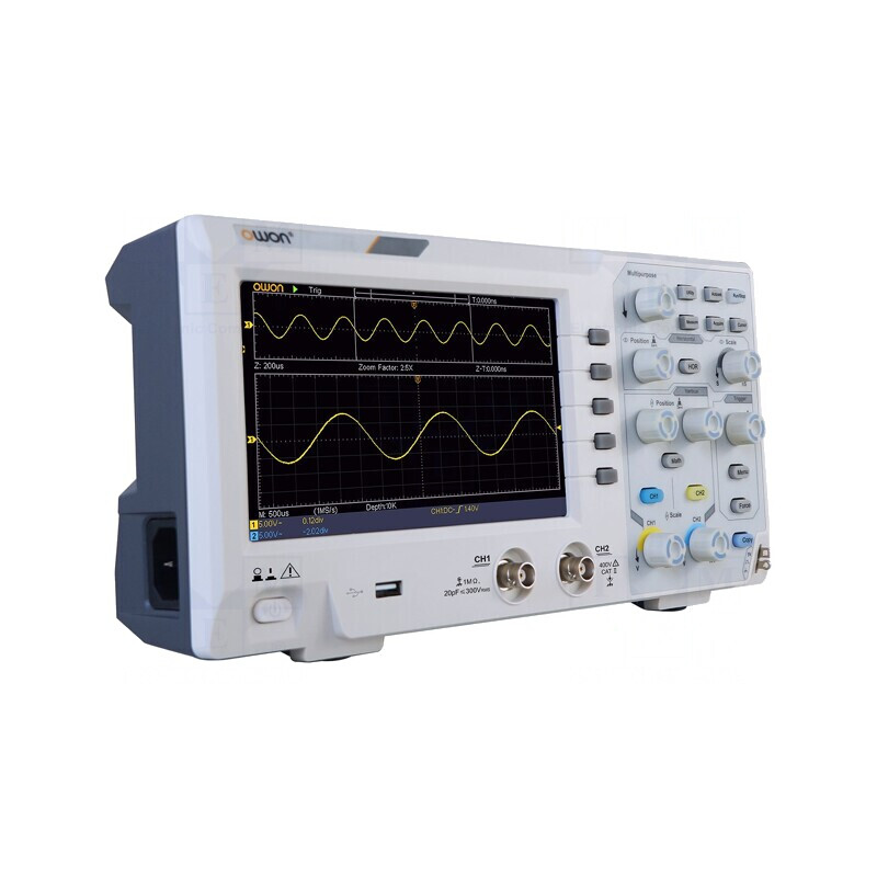 Osciloscop Digital 2 Canale 50MHz 500Msps 7" LCD | Electronic-mag.ro | Componente Electronice