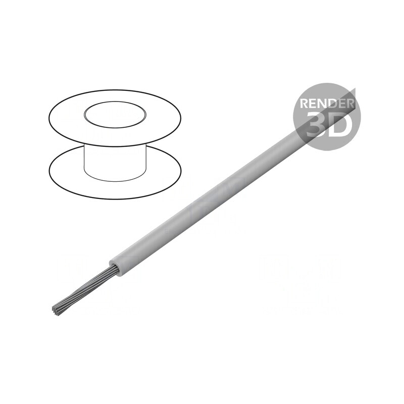 Cablu HookUp Wire litat Cu 26AWG PTFE gri închis 600V 305m | Electronic-mag.ro | Componente Electronice Cablu HookUp Wire litat Cu 26AWG PTFE gri închis 600V 305m | Electronic-mag.ro | Componente Electronice