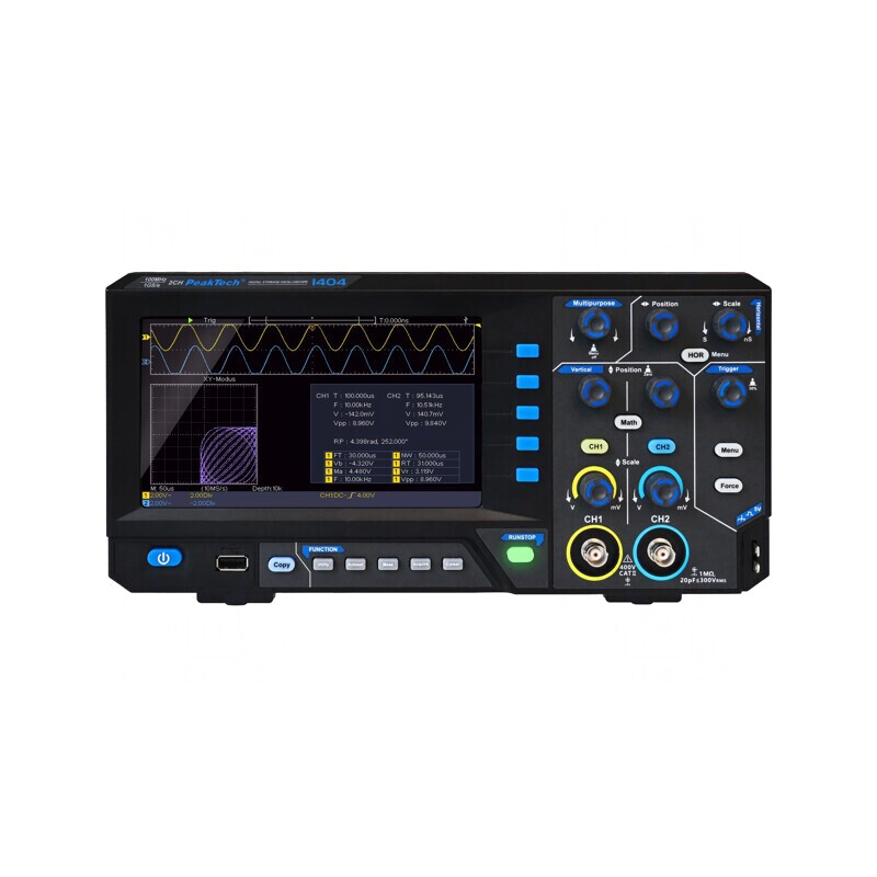 Osciloscop Digital 100MHz 2 Canale 7" LCD TFT | Electronic-mag.ro | Componente Electronice