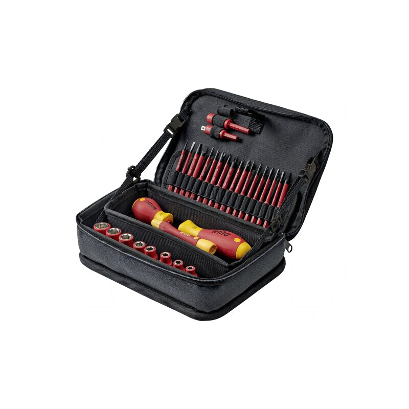 Set Şurubelniţe Izolate 1kVAC cu Geantă ElectricVario - 31 Bucăţi | Electronic-mag.ro | Componente Electronice