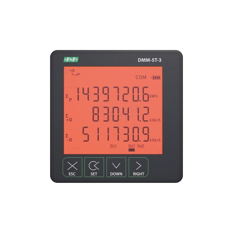 Aparat de Măsurat Parametri Rețea 3-Fazat cu Panou LCD | Electronic-mag.ro | Componente Electronice