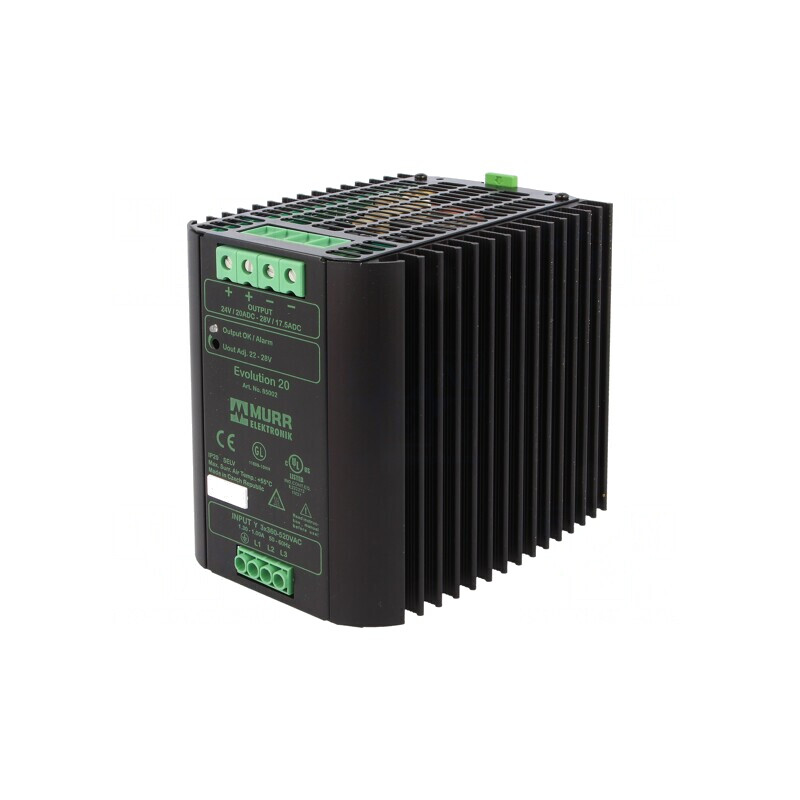 Alimentator Pulsatoriu DIN 480W 22-28V 20A | Electronic-mag.ro | Componente Electronice