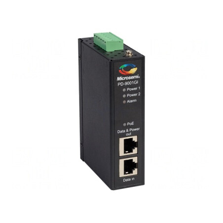 Modul de Alimentare PoE 1 1Gbps 20-60VDC 30W IP30 | Electronic-mag.ro | Componente Electronice