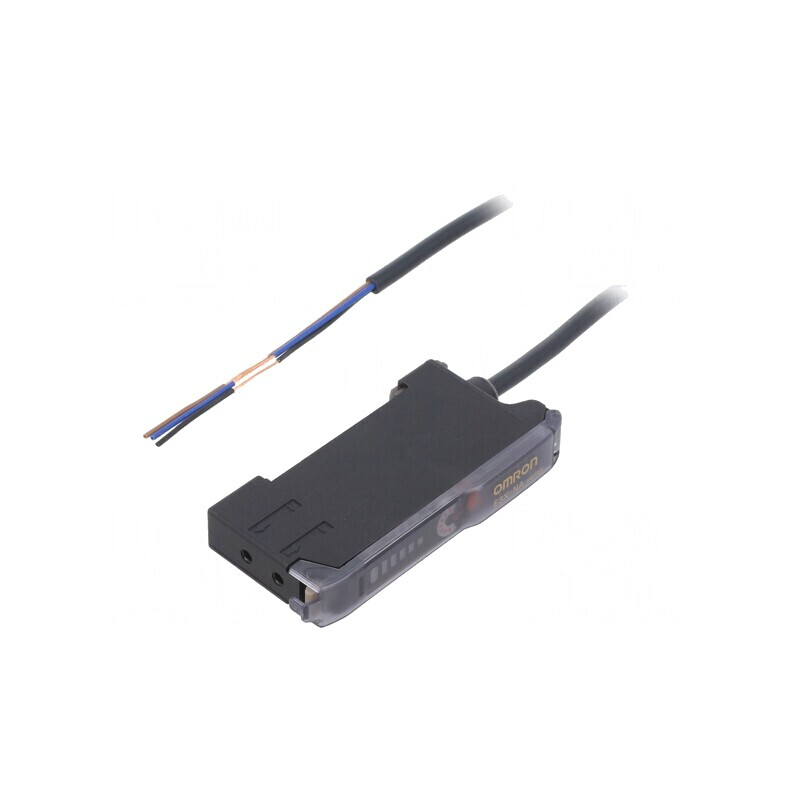 Amplificator fibră optică PNP cu cablu 2m IP50 | Electronic-mag.ro | Componente Electronice