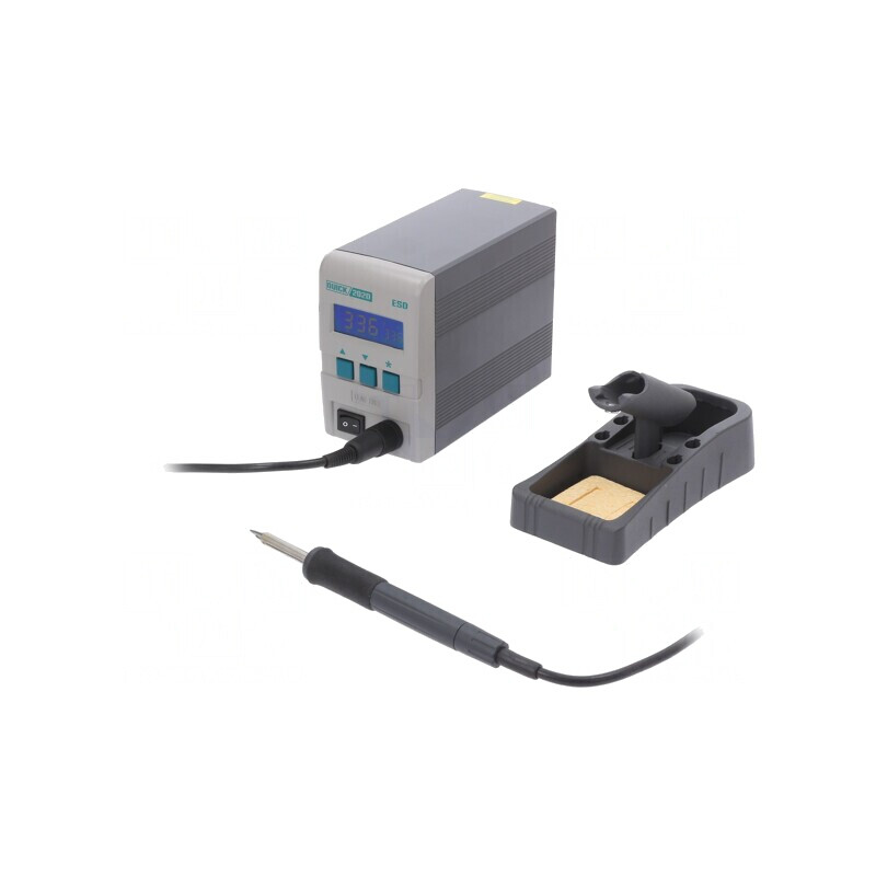 Stație de lipit 90W 80-480°C ESD LCD QUICK 202D | Electronic-mag.ro | Componente Electronice