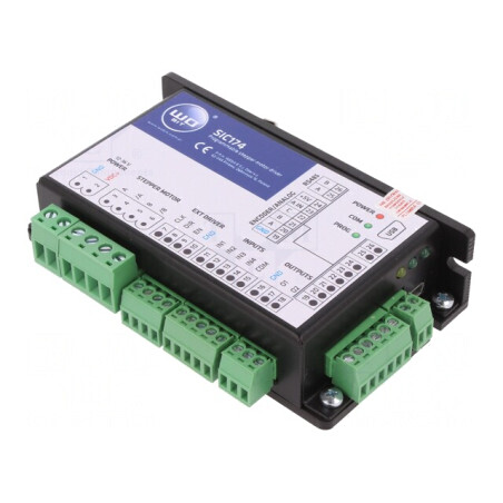 Controler Motor Pas cu Pas DIN 3A 12-36V DC | Electronic-mag.ro | Componente Electronice
