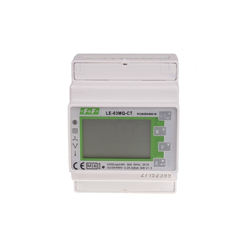 Contor digital montare șină DIN LCD 5A | Electronic-mag.ro | Componente Electronice